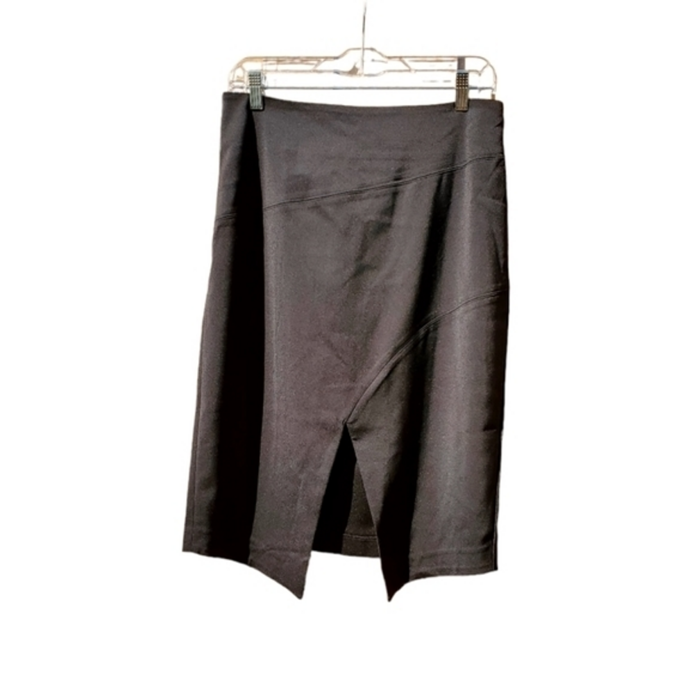JNSQ Black Cutout Front Pencil‎ Skirt Size 10 Women NWT